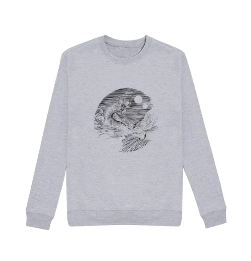 Felpa unisex il cacciatore di vermi