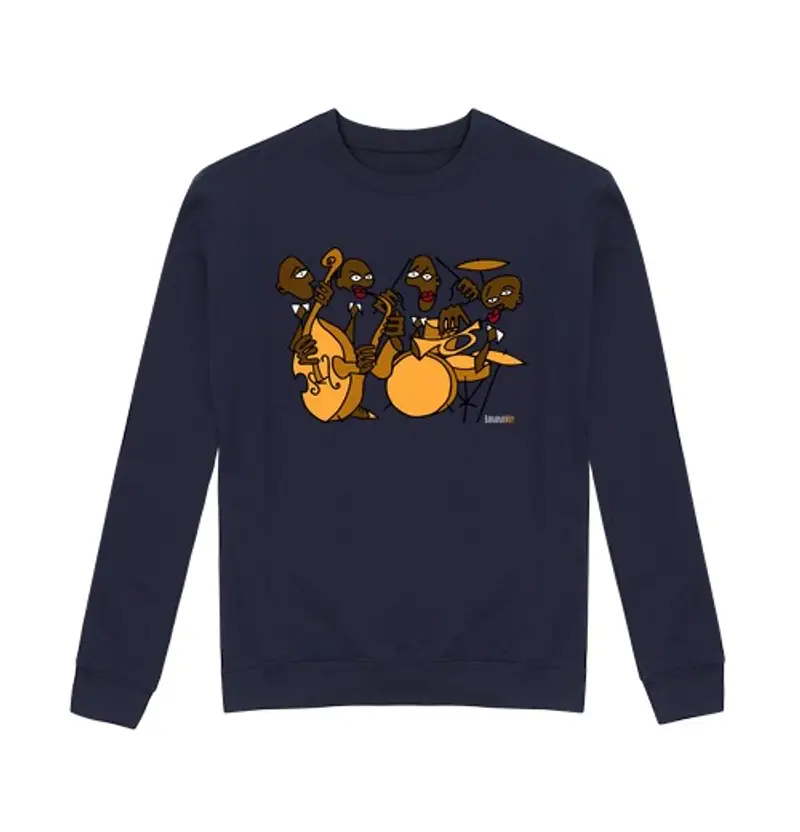 Felpa unisex il jazz di banana band