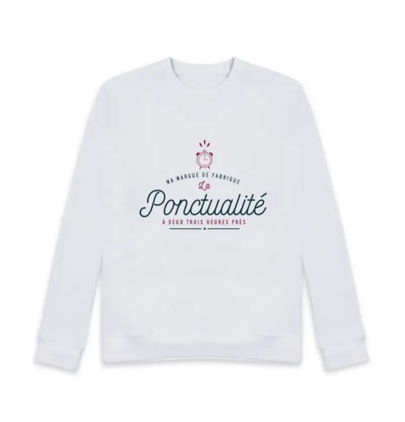 Felpa unisex il mio marchio di fabbrica puntualità