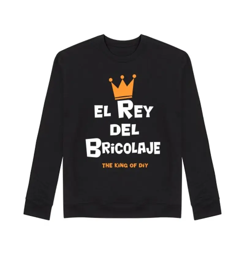 Felpa unisex il re dei diy