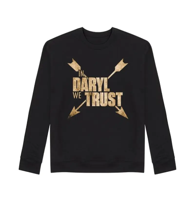 Felpa unisex in daryl we t rust (il king wal morto)