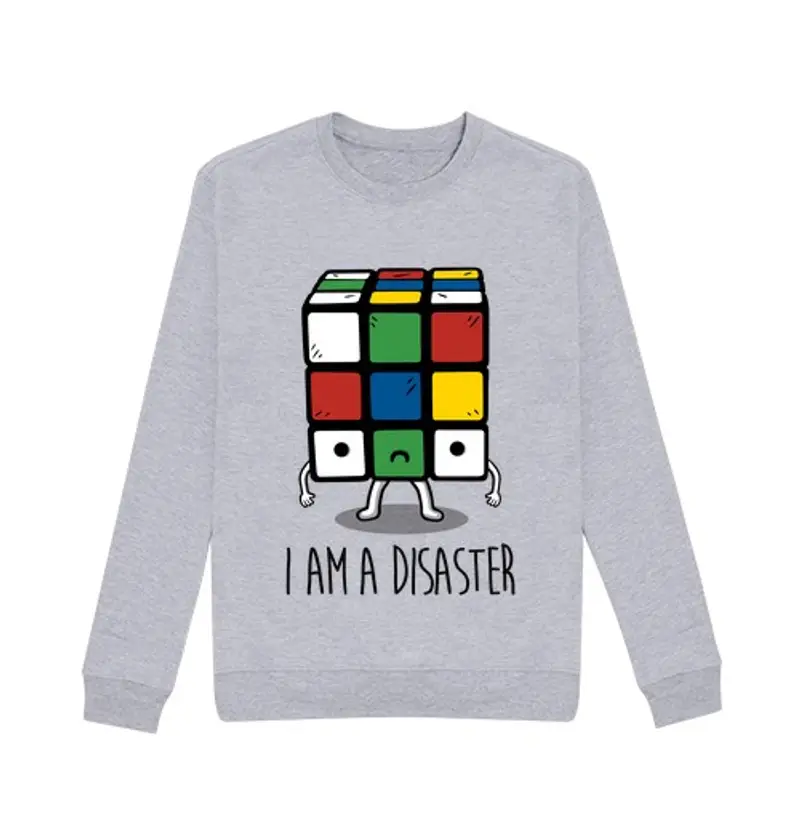 Felpa unisex io sono un disastro