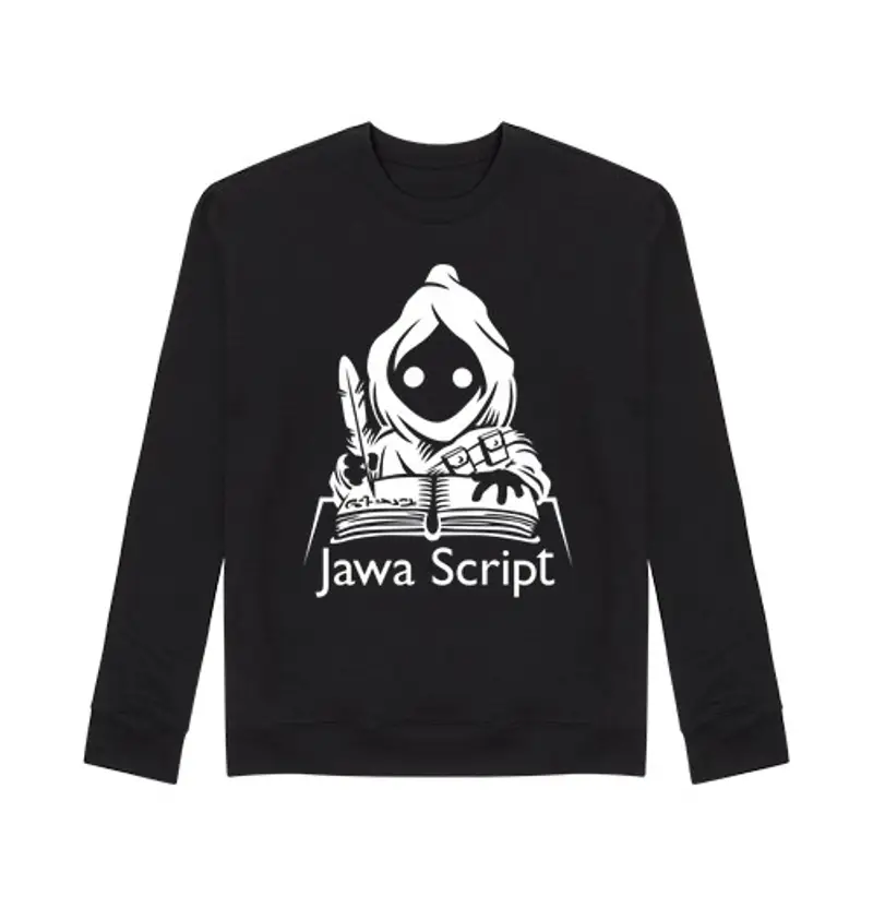 Felpa unisex jawa script