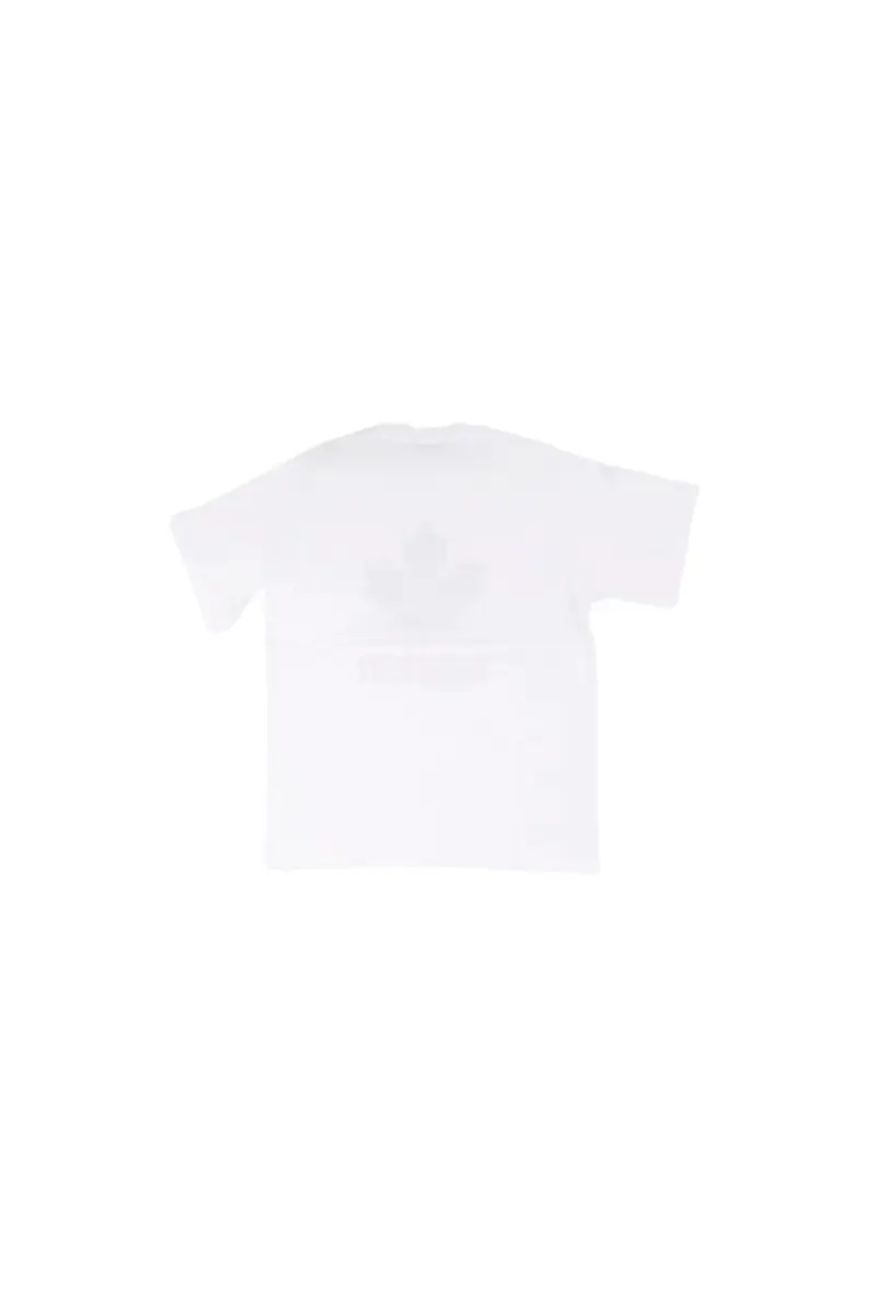 Felpa Unisex Junior DSQUARED2 Bianco D2t1175u slouch fit miniatura 2