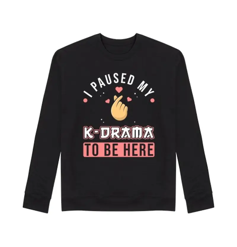 Felpa unisex kdrama k drama che dice divertente