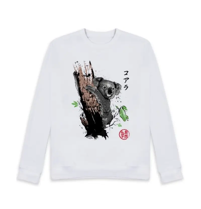 Felpa unisex koala selvaggio