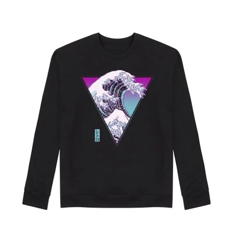 Felpa unisex l39 wave synth gr eat