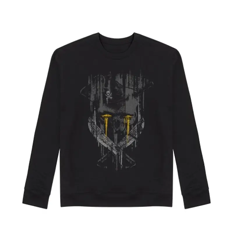 Felpa unisex la ruggine dei pirati