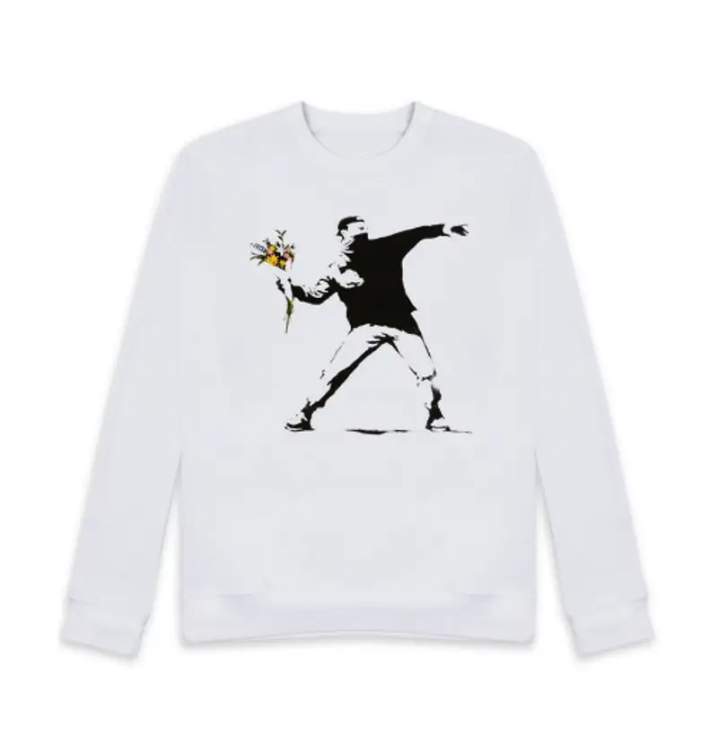 Felpa unisex lanciatore di fiori