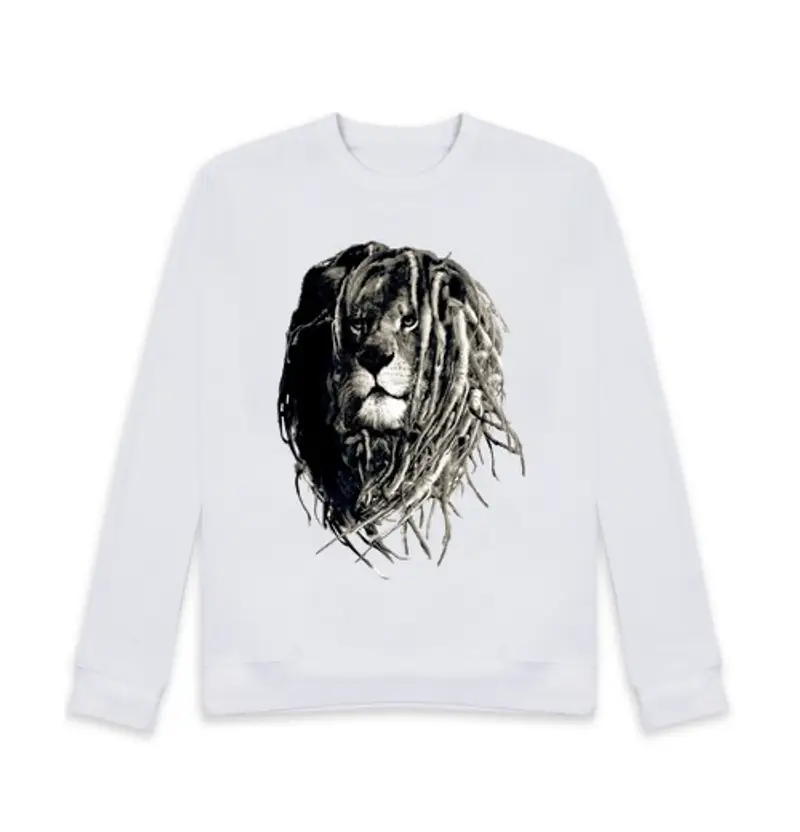 Felpa unisex leone rasta