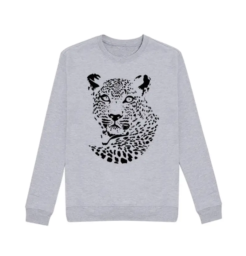 Felpa unisex leopardo