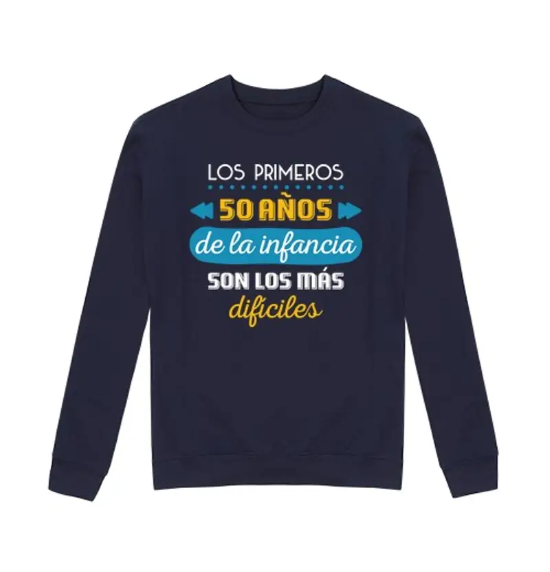 Felpa unisex los primi 50 anni di infanzia