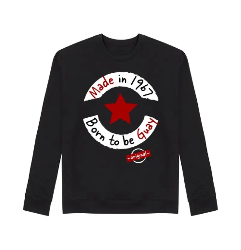 Felpa unisex mad e nel 1967 born per essere cool