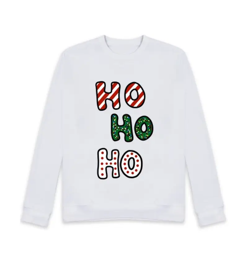 Felpa unisex natale ho ho ho