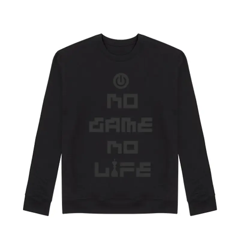 Felpa unisex no gioco no vita