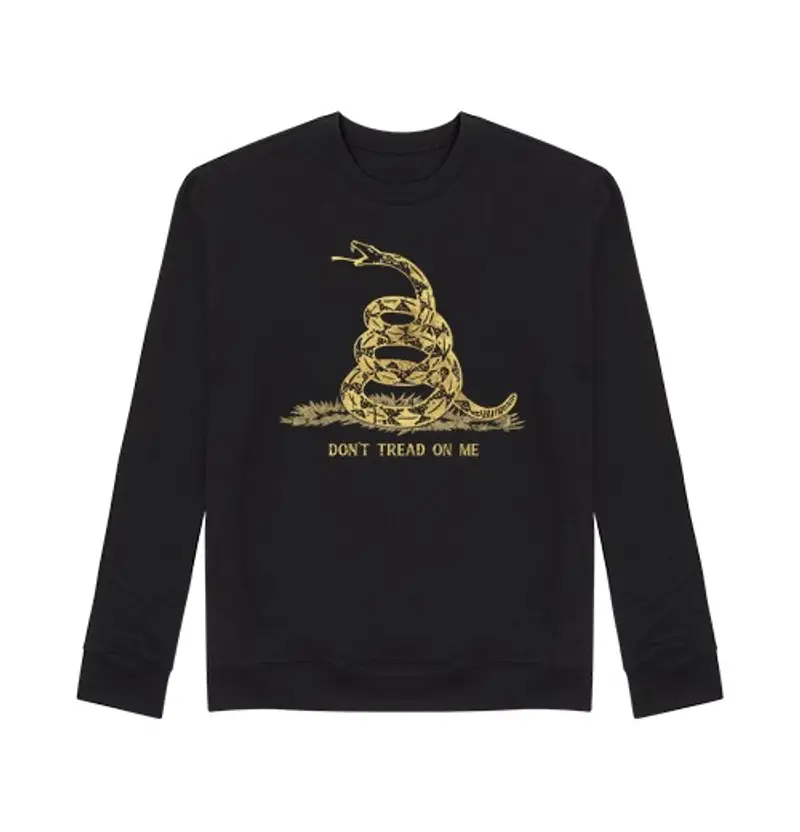 Felpa unisex non calpestarmi - gold vintage v01