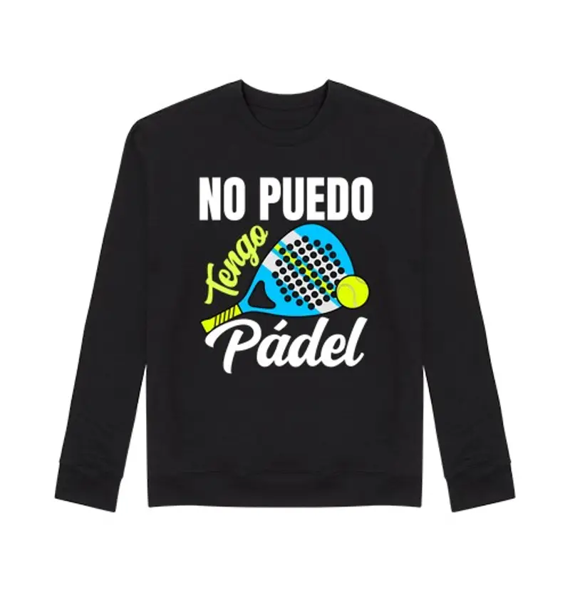 Felpa unisex Non posso ho una paddle tennis