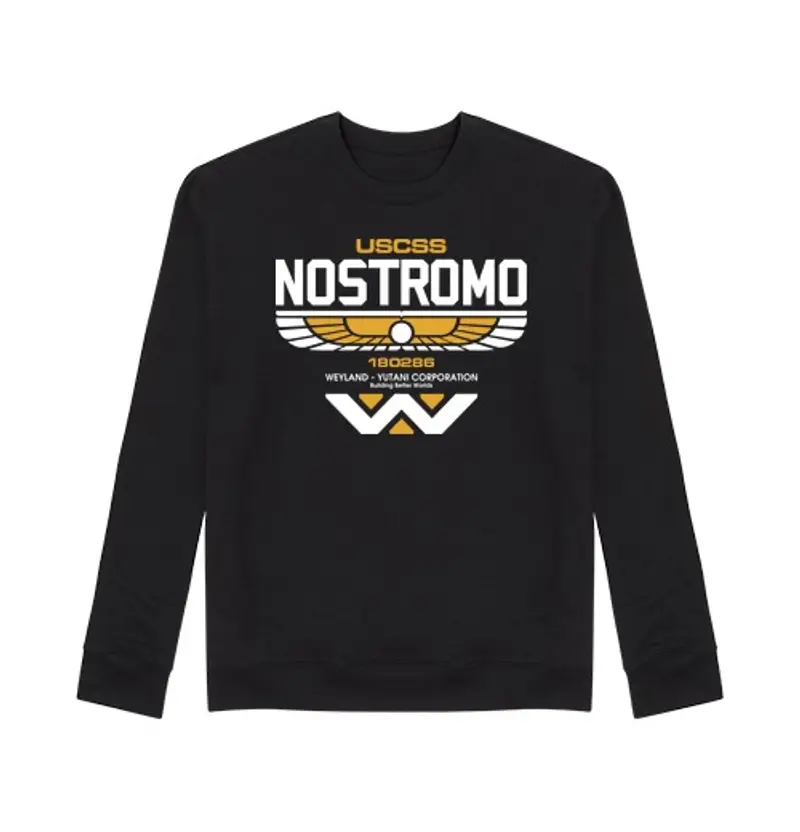 Felpa unisex nostromo: alieno