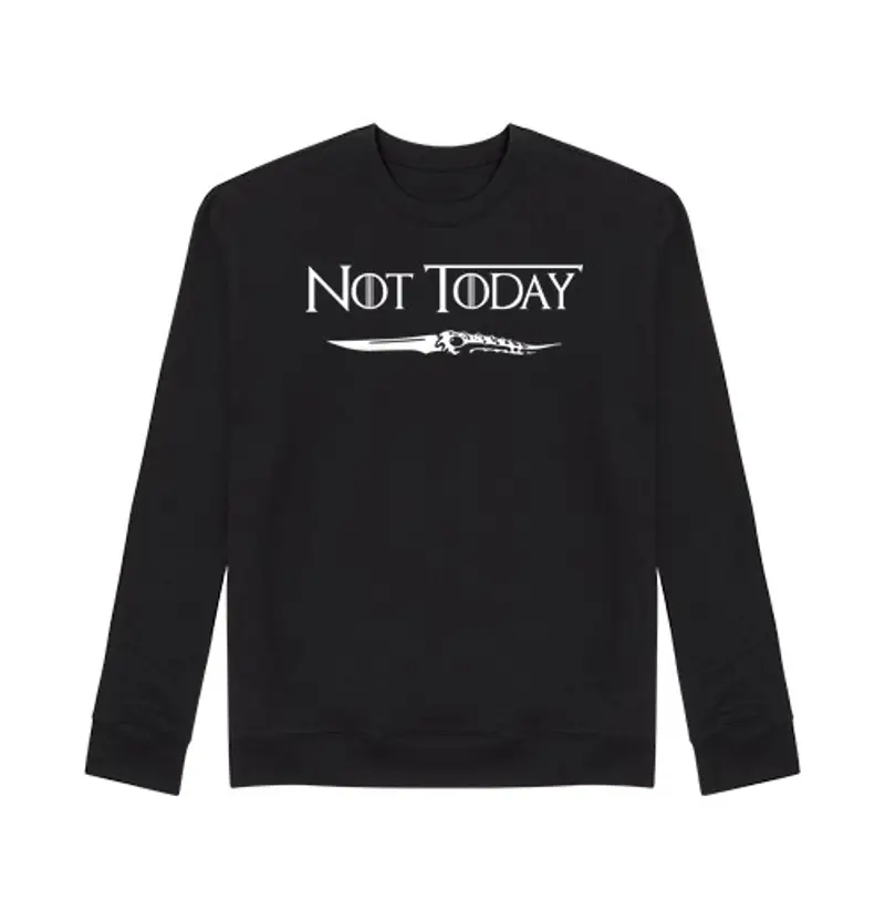 Felpa unisex not al day (gioco of thr one )