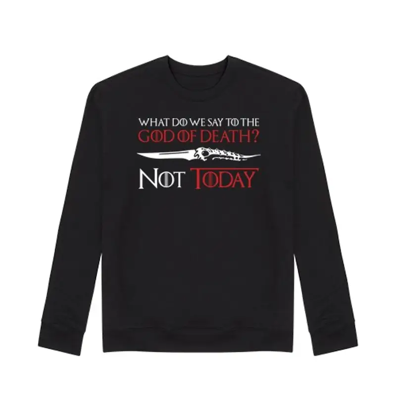 Felpa unisex not al day (gioco of thr one )