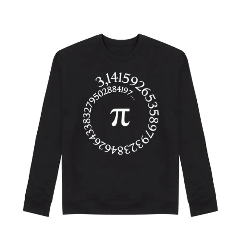 Felpa unisex numeri pi -