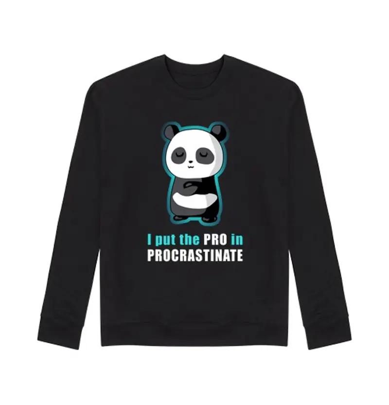 Felpa unisex panda orso panda carino animale zampa d