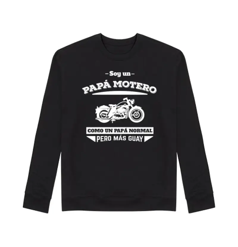 Felpa unisex papà biker