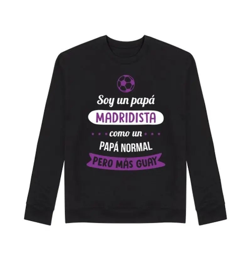 Felpa unisex papà madridista