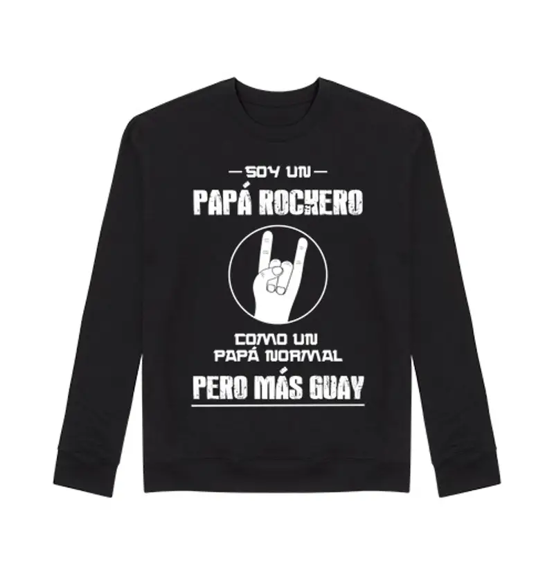 Felpa unisex papà rockero