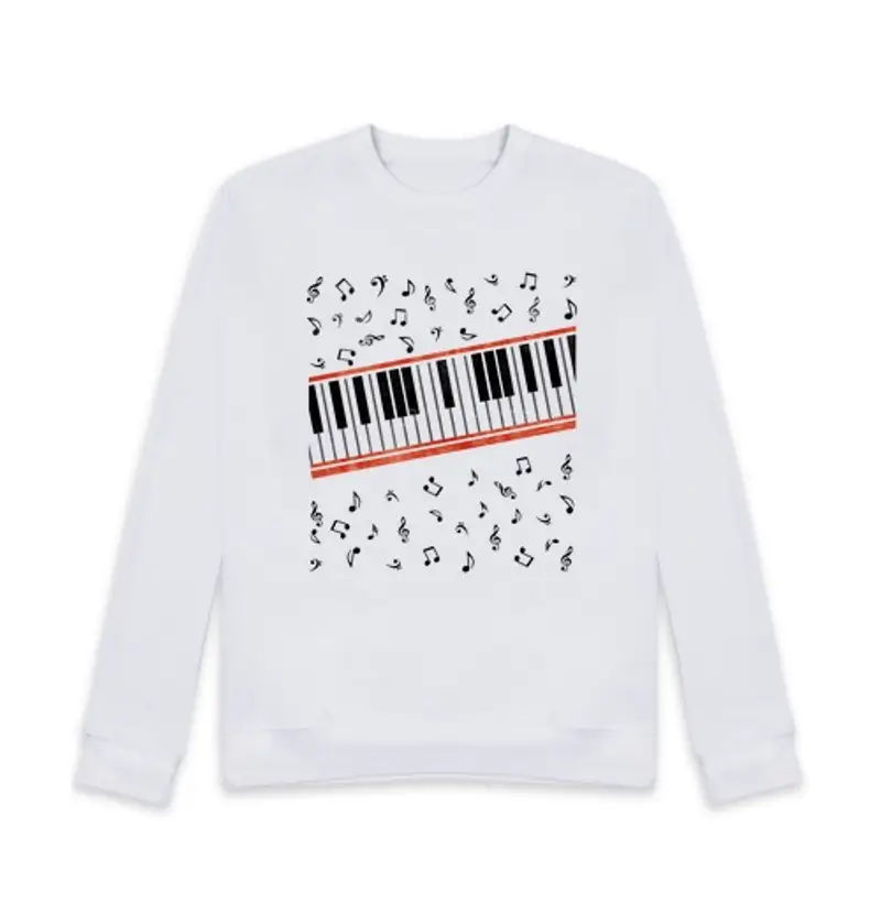 Felpa unisex pianoforte