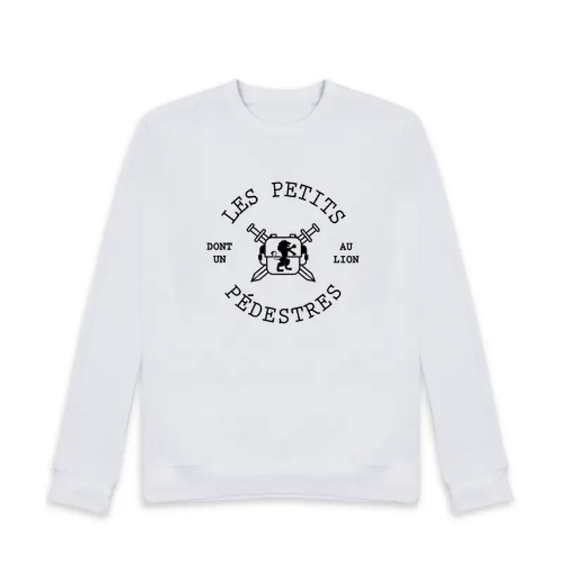 Felpa unisex piccolo pedonale con un leone