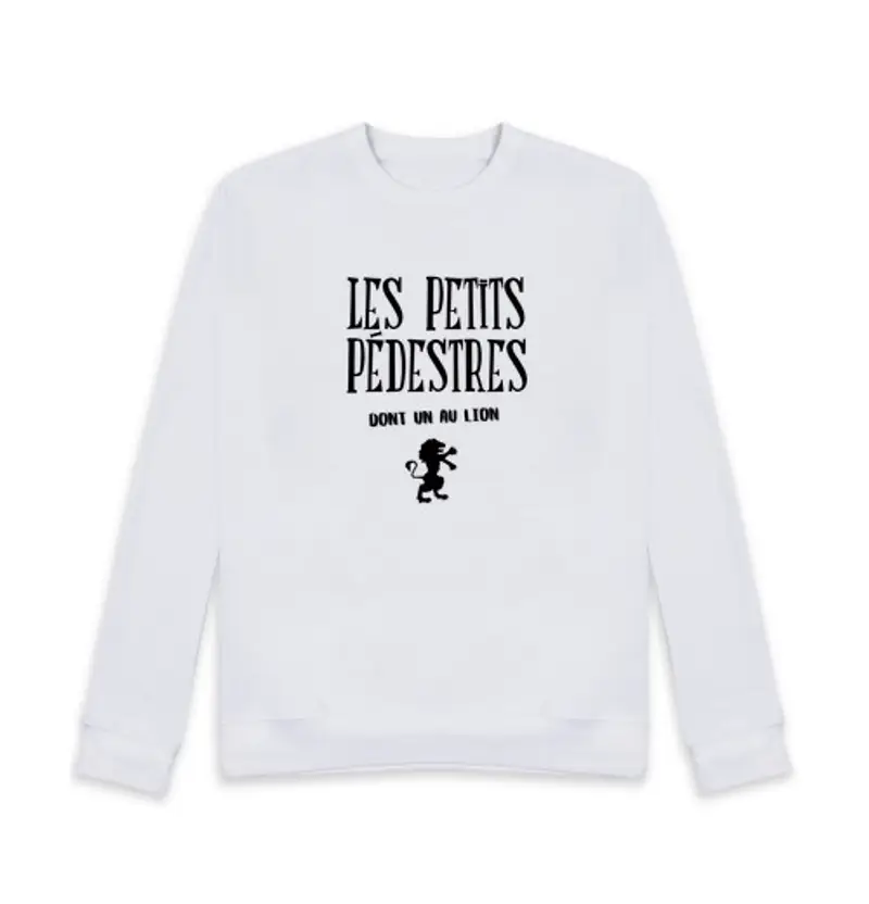 Felpa unisex piccolo pedonale con un leone