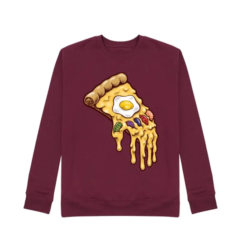 Felpa unisex pizza all39infinito