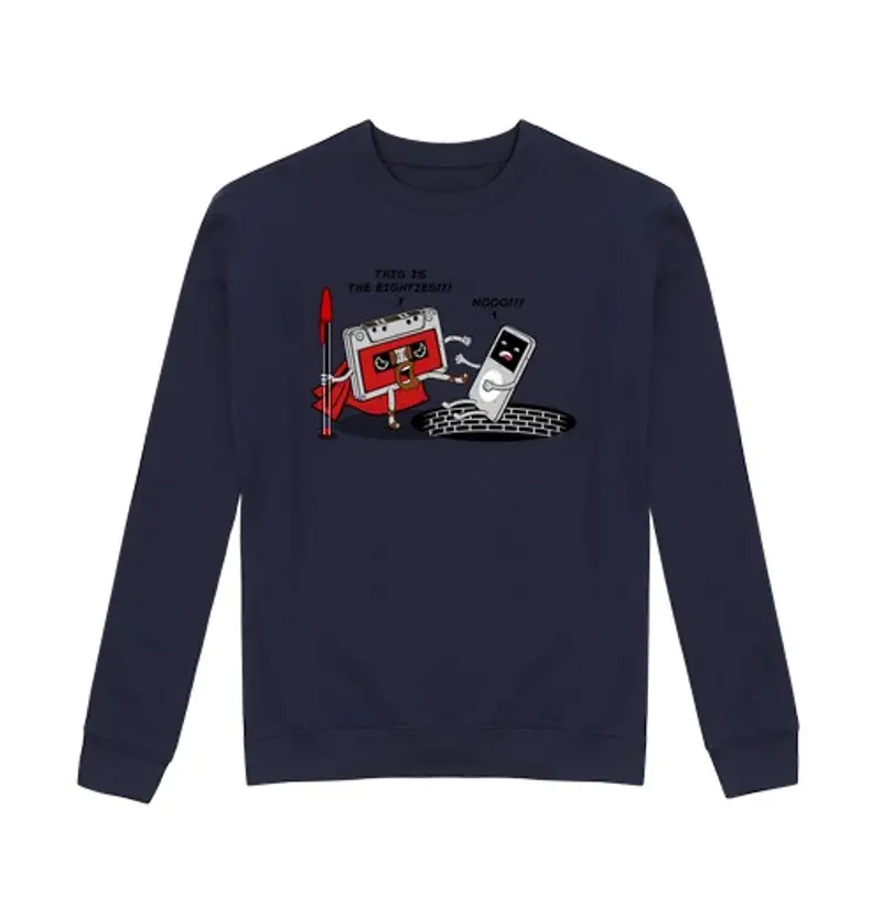 Felpa unisex questo è anni ottanta