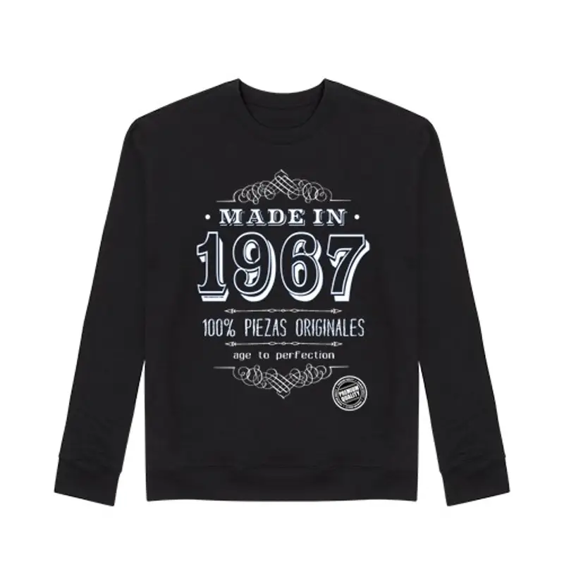 Felpa unisex realizzato nel 1967