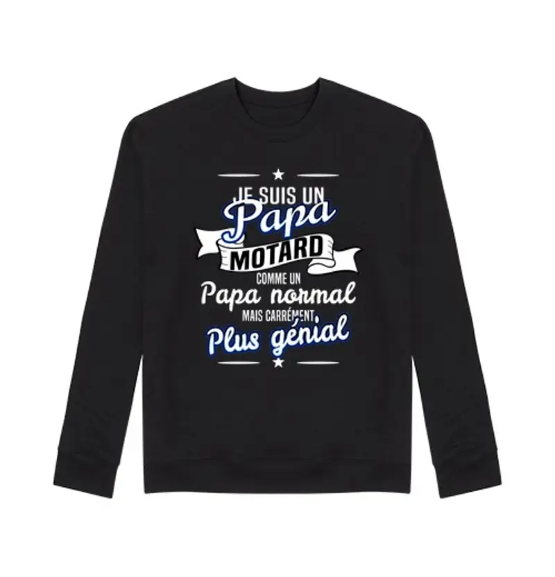 Felpa unisex regalo di papà motociclista