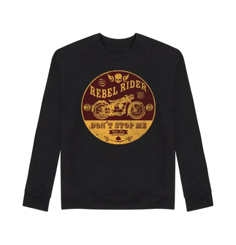 Felpa unisex ribelle rider non mi fermano