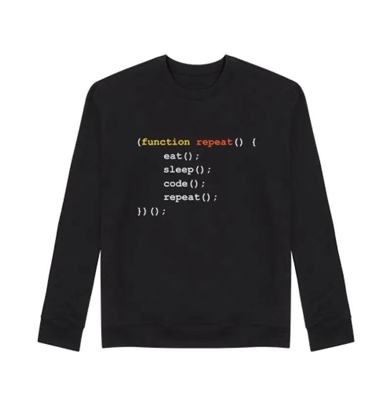 Felpa unisex ripetizione della funzione