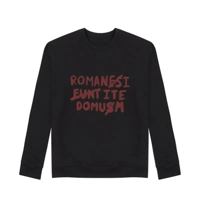 Felpa unisex romani ite domum jersey