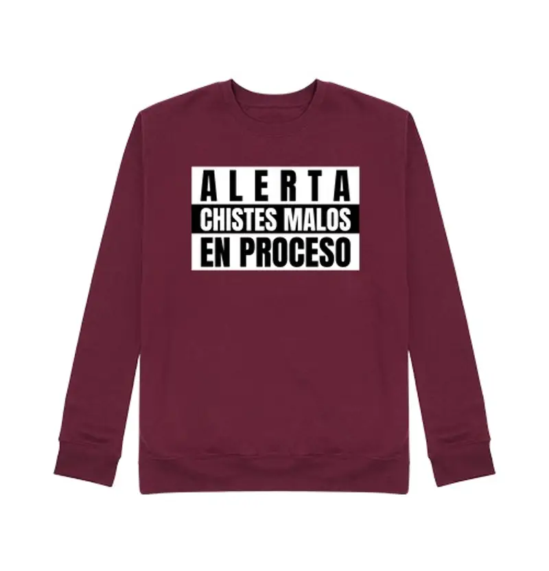 Felpa unisex scherzi allarme cattivo s in pro cesso