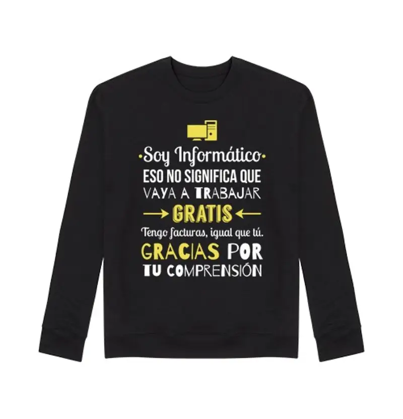 Felpa unisex sono in soffitta di form