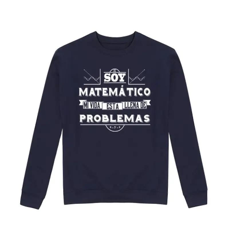 Felpa unisex sono matematico