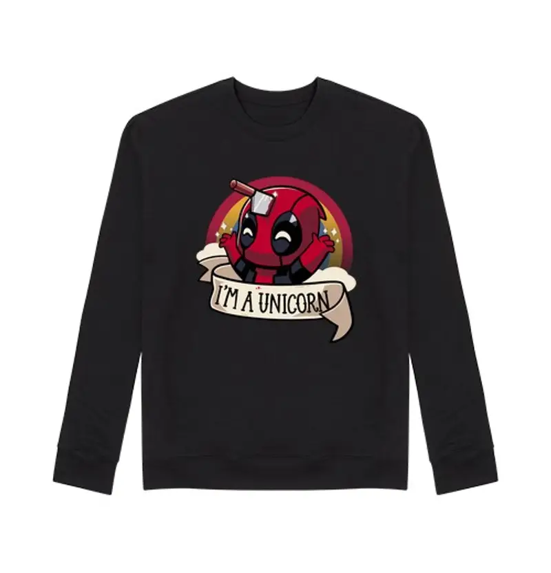 Felpa unisex sono un unicorno