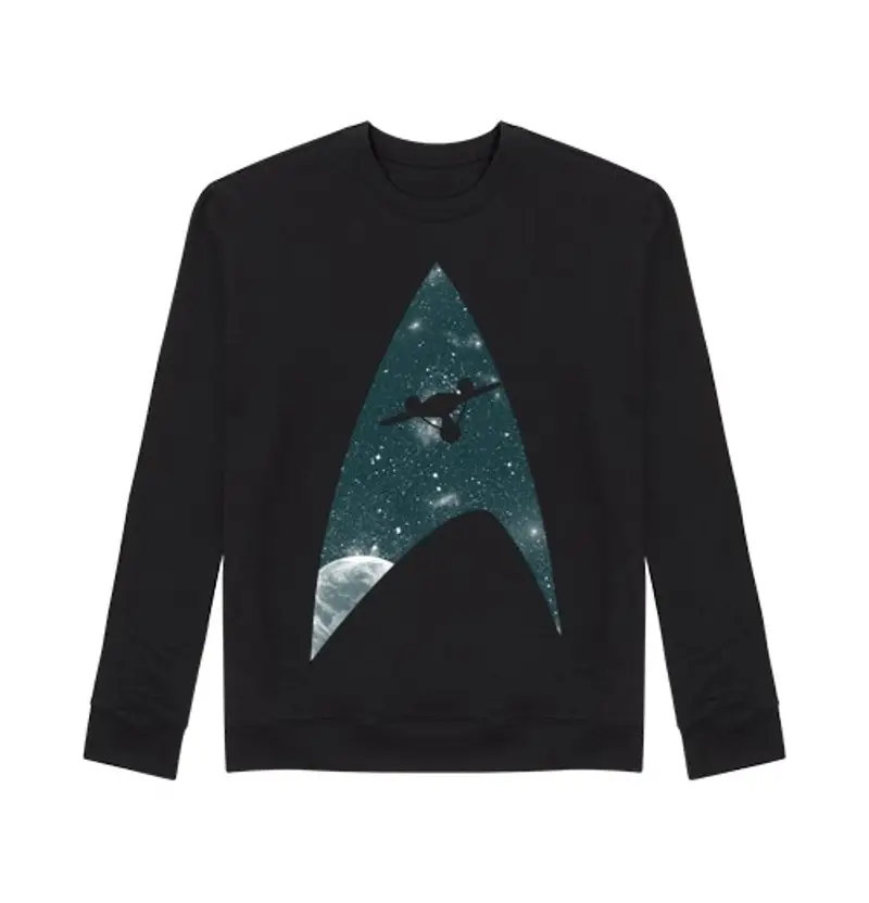 Felpa unisex sp ace the end fron tie r