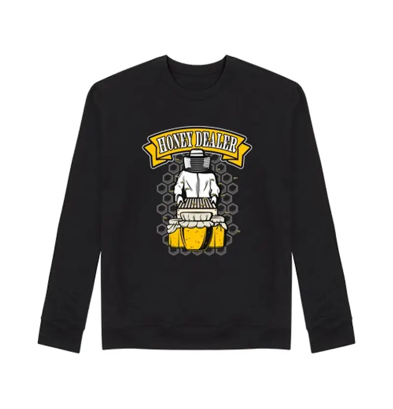 Felpa unisex spacciatore di miele divertente apicolt