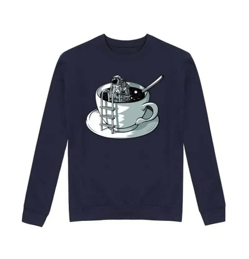 Felpa unisex spazio caffè