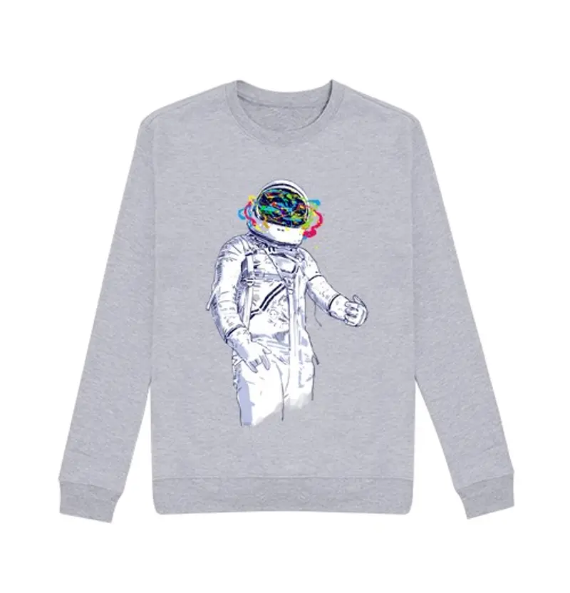 Felpa unisex spazio creativo