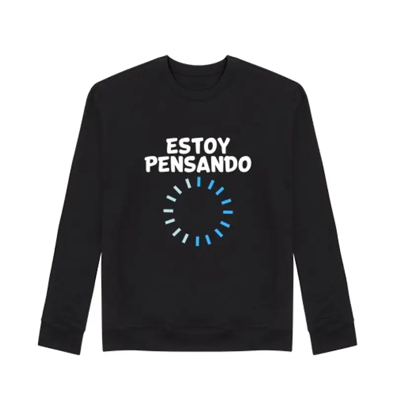 Felpa unisex Sto pensando frase divertenti
