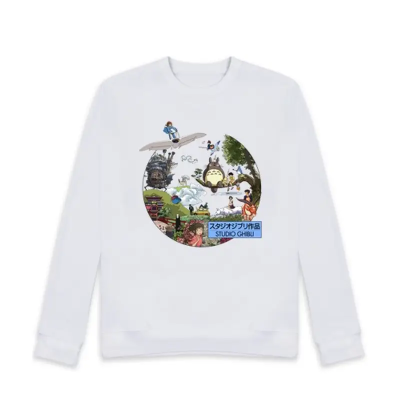 Felpa unisex studio ghibli ii - morg ana art