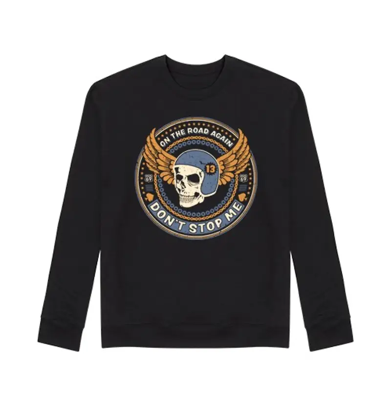 Felpa unisex sulla road nuovo non mi fermano